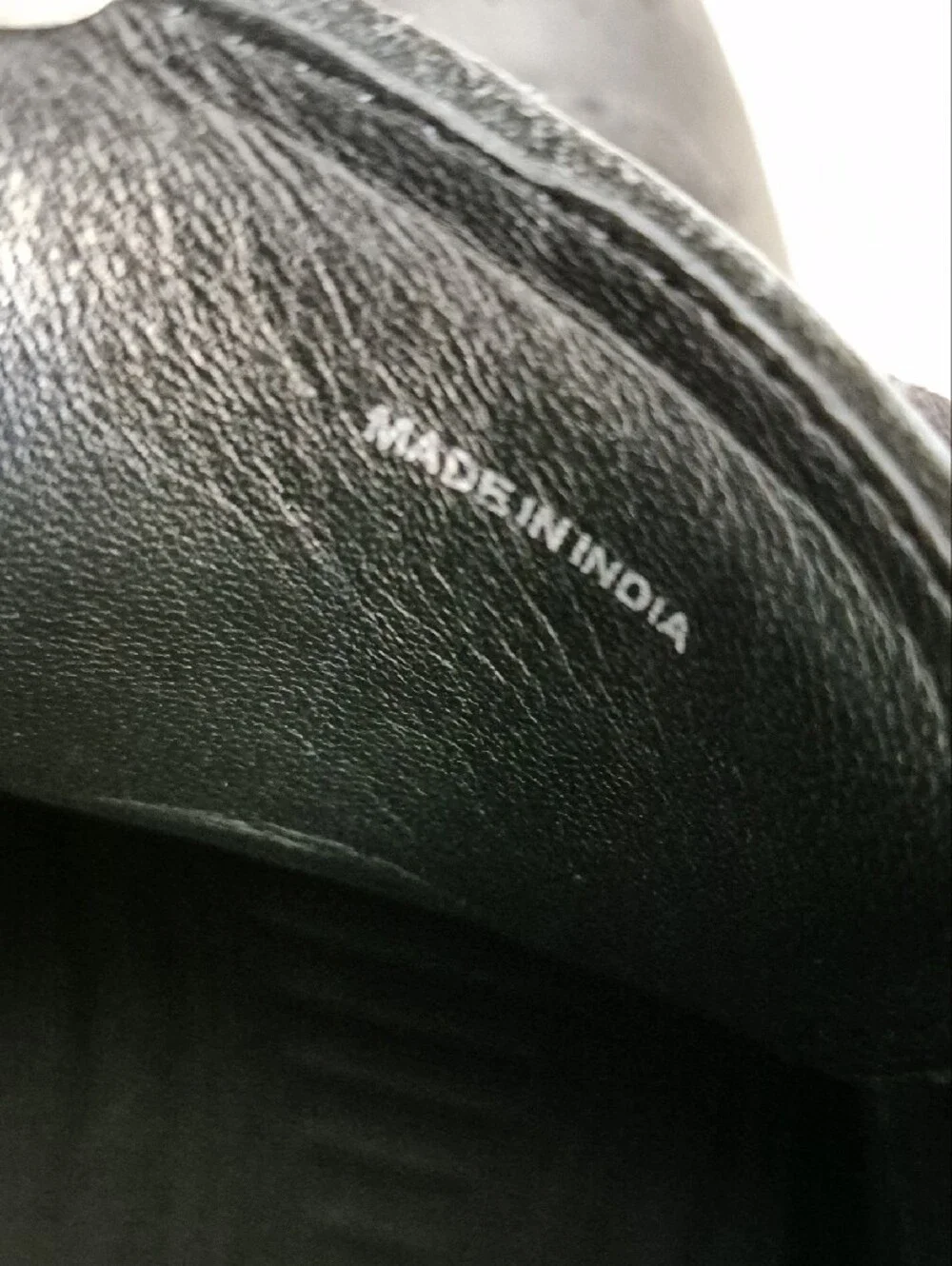 Cole Haan Black Leather Wingtip Oxford Shoes
